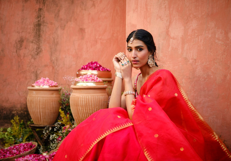 FROBIDDEN ROSE ZIYA LEHENGA SET