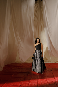 SHADOW LINE MAXI DRESS