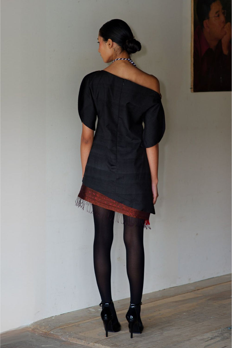 SOFT PETAL SHIFT DRESS