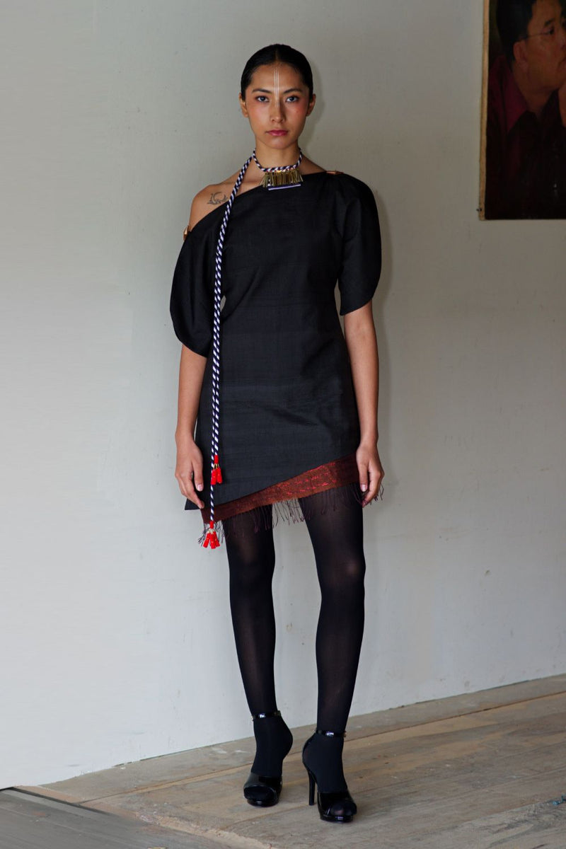 SOFT PETAL SHIFT DRESS