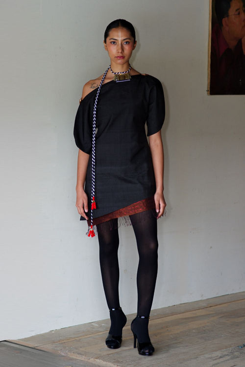 SOFT PETAL SHIFT DRESS