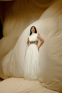 IVORY CREST MAXI DRESS