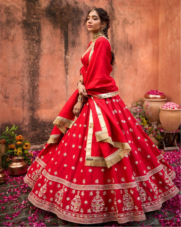 TAKHEL GULAL LEHENGA SET