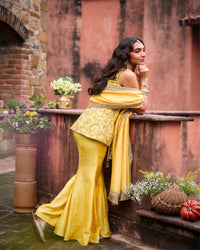 SUNEHRI SHEEN SHARARA SUIT